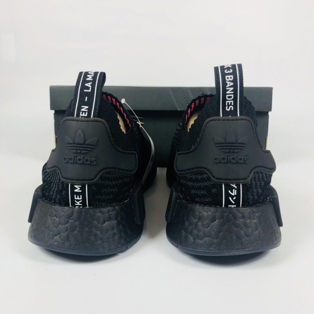 Adidas NMD_R1 STLT PK CQ2391 triple black - Picture 5 of 6